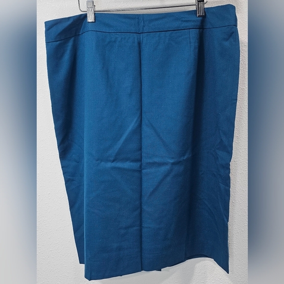 Pendleton Virgin Wool Business Skirt Blazer Set Women's Size 16 Blue - Picture 2 of 16